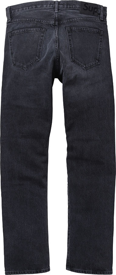 Stone Washed Black Slim Jean